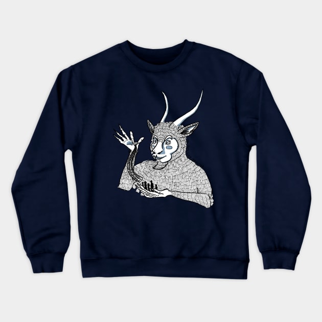 Pope Lick Monster Crewneck Sweatshirt by Ballyraven